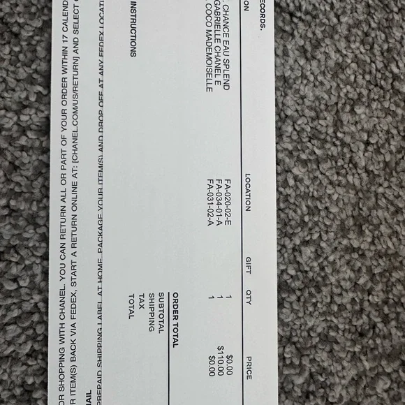 CHANEL Gabrielle Eau de Parfum in Gold and Clear Bottle - Picture 4 of 4